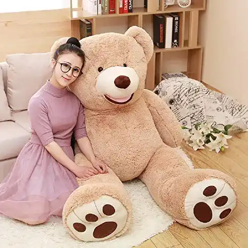 Riesen-Teddy DOLDOA Riesen Teddybär 130cm Groß Plüschbär