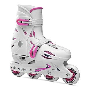 Roces-Inline-Skates Roces Kind Orlando Inline Skate, White-Pink