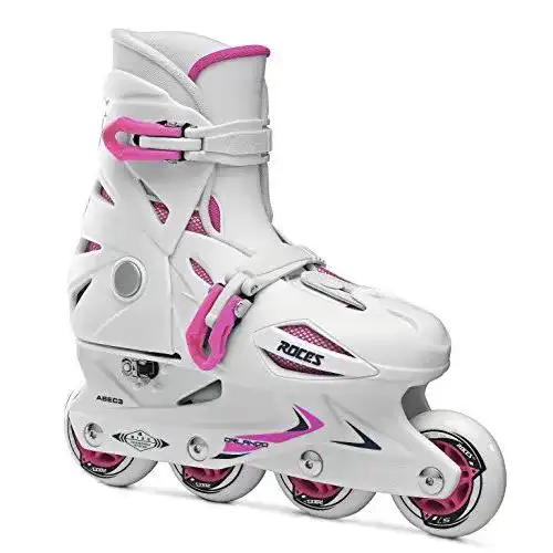 Roces-Inline-Skates Roces Kind Orlando Inline Skate, White-Pink