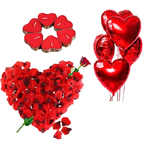 Die beste rote kerzen jonami romantische kerzen rote teelichter Bestsleller kaufen