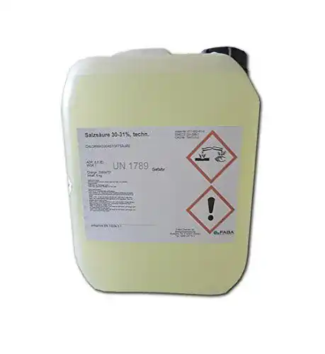 Salzsäure FABA 31% 5 Liter im Kanister ca. 6kg