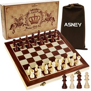 Schachkassette ASNEY Verbessertes Magnetisches Schachspiel