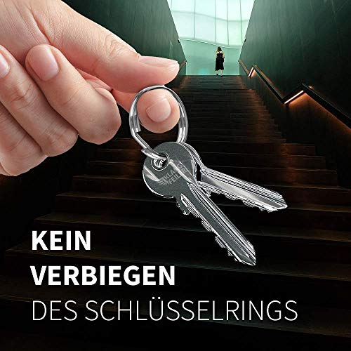 Schlüsselringe Klangfeiler ® Schlüsselring 80er Pack, 25mm Dm.