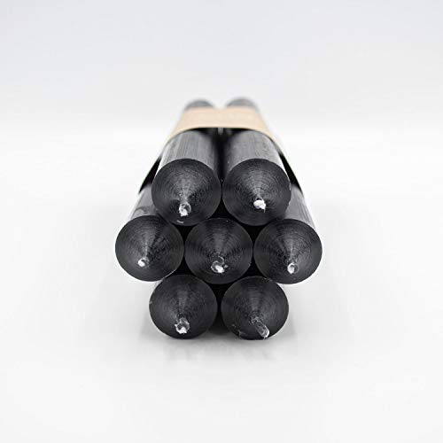Schwarze Kerzen Infinity Boxes Kerzen-Set, 7-TLG, ca. L18 cm