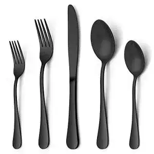 Schwarzes Besteck