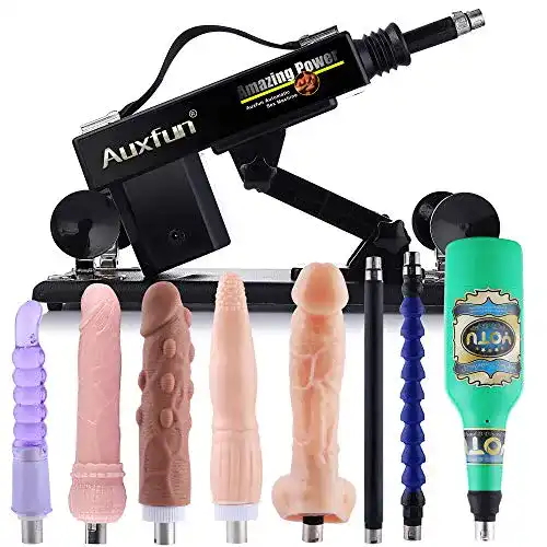 Sexmaschine HISMITH AUXFUN Dildo, Fickmaschine 3 XLR-Stecker