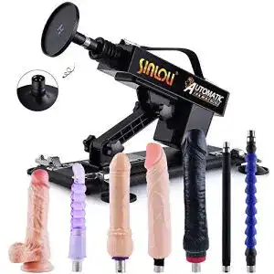 Sexmaschine SINLOLI, Dildomaschine mit 8 Zubehör