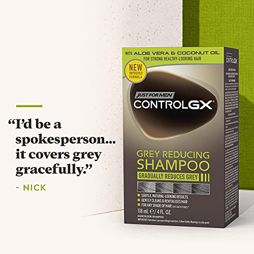 Shampoo gegen graue Haare Just for men ControlGX grau 147ml