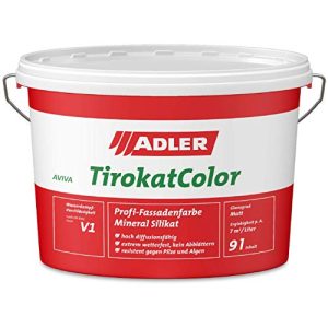 Silikatfarbe-Aussen ADLER AVIVA Tirokat-Color 9 Liter, B17/5