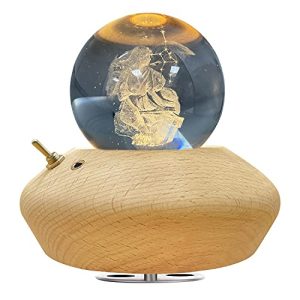 Spieluhr Gkodeamig Kristallkugel, 12 Sternbilder, 360 ° drehbar