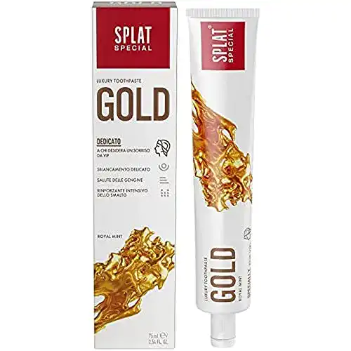 Die beste SPLAT-Zahnpasta SPLAT SPECIAL Gold Zahnpasta für weiße Zähne 2026 Test Bestseller SPLAT-Zahnpasta SPLAT SPECIAL Gold Zahnpasta für weiße Zähne
