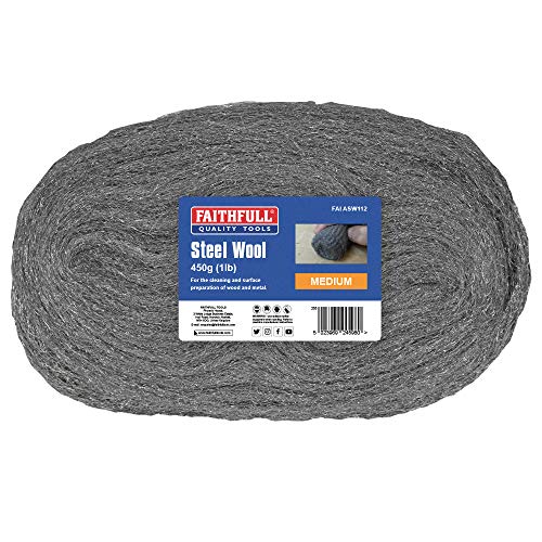 Die beste stahlwolle faithfull steel wool 1 2 medium 450g Bestsleller kaufen