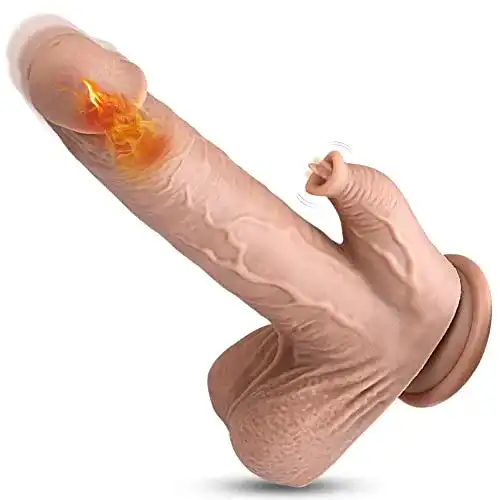 Stoßvibrator UTIMI Dildo Vibratoren mit Saugfuß Silikon