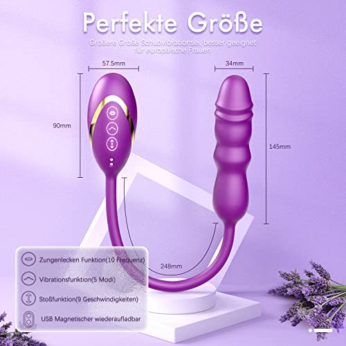 Stoßvibrator VIJISA Vibratoren für Sie Klitoris und G-punkt