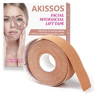 Tape für Gesicht Akissos Myofasziales Gesichtstraffungsband