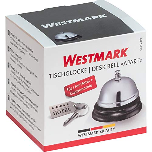 Tischglocke Westmark Rezeptionsglocke, ø 8 cm, Klarer Klang