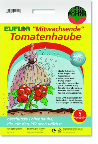 Die beste tomatenhaube euflor 90022 mitwachsend 5 stueck uv stabil Bestsleller kaufen