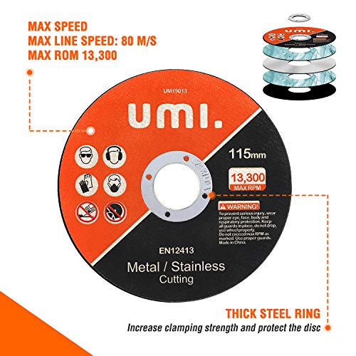 Trennscheibe Umi Amazon Brand für Metall, Edelstahl, 20 Stück