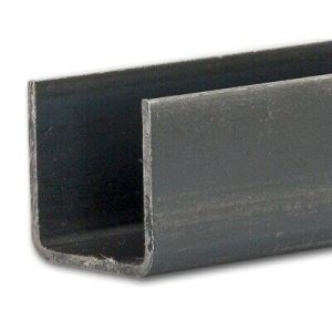 U-Profil-Stahl U-Profil U-Stahl Stahl schwarz Länge 1000mm
