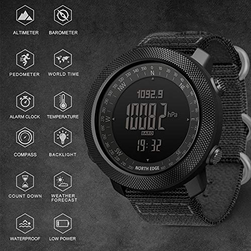 Uhr mit Kompass Explopur SPORTUHR Digitale Sportuhr
