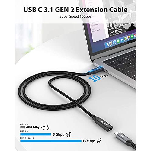USB-C-Verlängerungskabel Nimaso USB C Verlängerung Kabel 1M