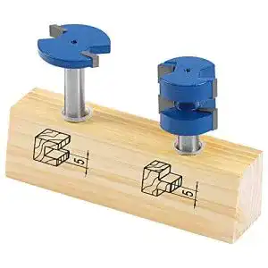 Verleimfräser LUX-TOOLS HM Oberfräser-Set, 2-teilig