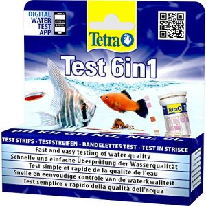 Wasserteststreifen Tetra Test 6in1 Wassertest, 25 Teststreifen