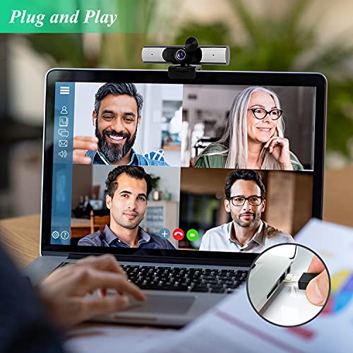 Webcam mit Lautsprecher aircover Webcam 1080P mit Mikrofon