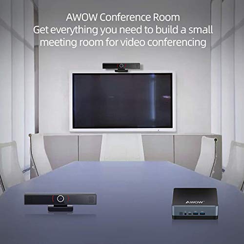 Webcam mit Lautsprecher AWOW Streaming Webcam 1080P