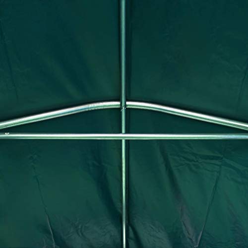 Weidezelt vidaXL Garagenzelt Wasserfest PVC 2,4×3,6m Grün