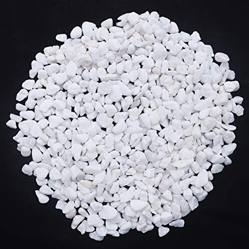 Weiße Kieselsteine BELLE VOUS Dekosteine Weiß 3,6kg Sack