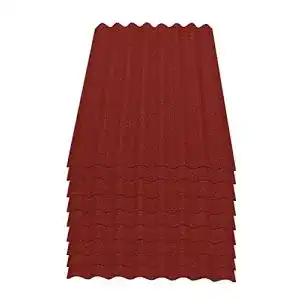 Wellblechplatten ONDULINE Easyline Dachplatte 9×0,76m² rot