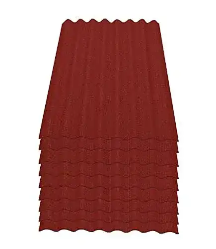 Wellblechplatten ONDULINE Easyline Dachplatte 9×0,76m² rot