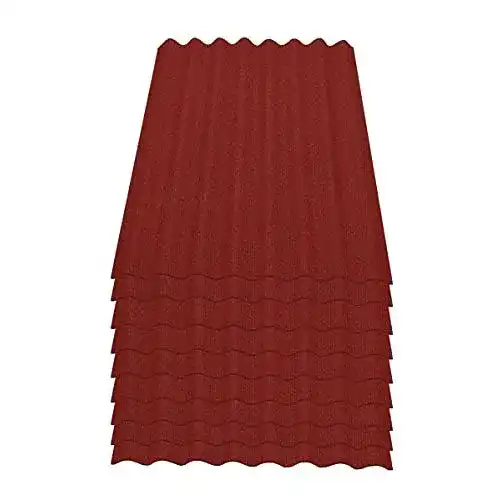 Wellblechplatten ONDULINE Easyline Dachplatte 9×0,76m² rot