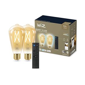 WiZ-Lampen WiZ WLAN-LED-Glühbirne im Vintage-Stil, dimmbar