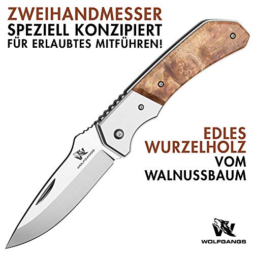 Wolfgangs-Messer Wolfgangs MUTATIO Zweihand Klappmesser