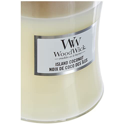 Woodwick-Kerzen WoodWick Island Kokosnuß Medium Kerze