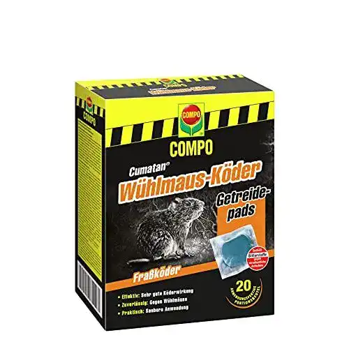 Wühlmausbekämpfung Compo Cumatan Wühlmaus-Köder, 200 g