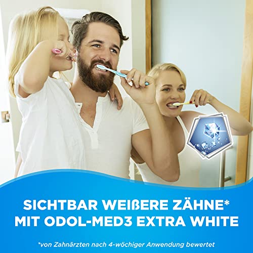Zahnpasta für Weiße Zähne Odol-med 3 Odol-Med3 Extra White