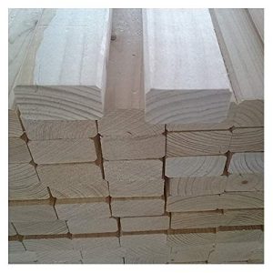 Zaunlatten TUGA – Holztech Naturbelassenes Holz 10 Stück