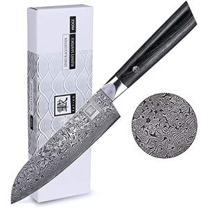 Zayiko knife zayiko Black Edition small santoku knife 13 cm