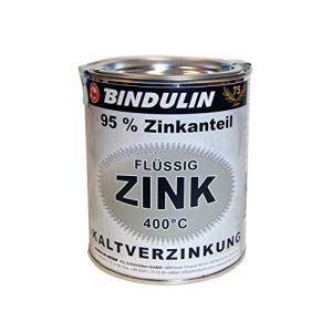 Zinkfarbe Bindulin Flüssig Zink 750 ml Dose für Kaltverzinkung