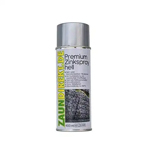 Zinkfarbe Premium Zinkspray 400ml Reparaturspray
