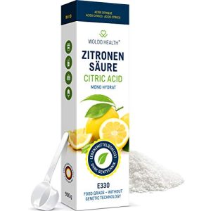 Zitronensäure WoldoHealth Pulver 900g in Lebensmittelqualität