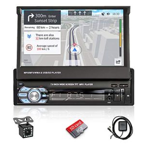 Autoradio-1-DIN-mit-Bildschirm Hikity, Bluetooth, mit Navi