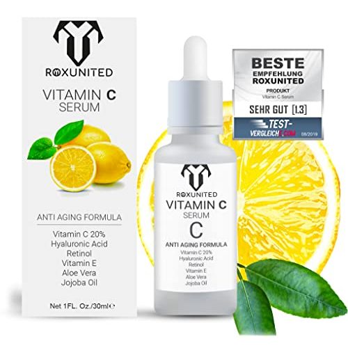 Die beste blackrox roxunited cosmetics vitamin c serum bio vegan hochdosiert mit hyaluronsaeure Bestsleller kaufen