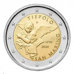 2-Euro-Gedenkmünze 2 € San Marino 2020 Tiepolo