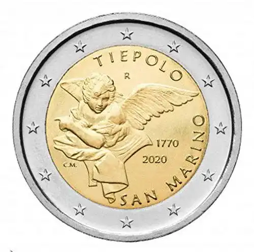2-Euro-Gedenkmünze 2 € San Marino 2020 Tiepolo