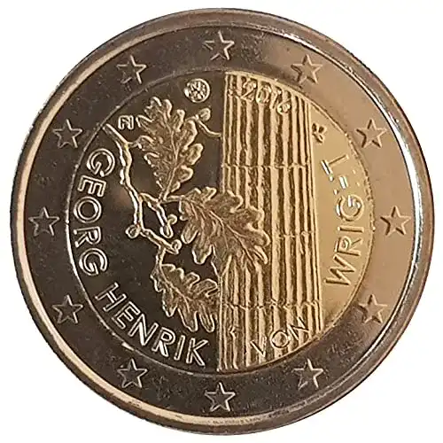 2-Euro-Gedenkmünze # Finnland 2016 Georg Henrik von Wright