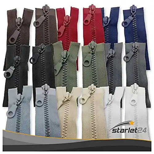 Die beste 2-Wege-Reißverschluss Starlet24 ® Kunststoff 5mm teilbar 2026 Test Bestseller 2-Wege-Reißverschluss Starlet24 ® Kunststoff 5mm teilbar
